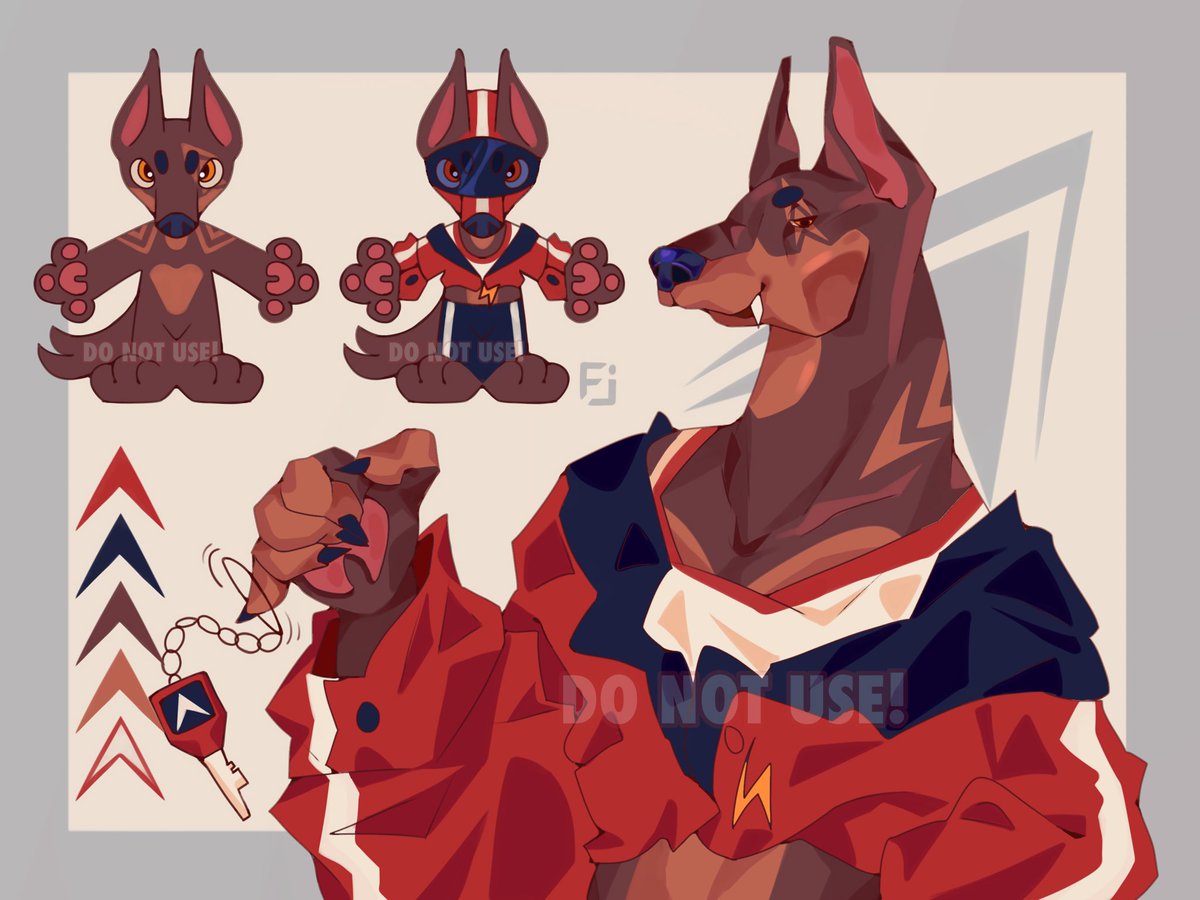 franziejunk's tweet photo. 🏎️ RACER DOBERMAN ADOPTABLE 🏎️

[info below] https://t.co/UyuVory7d0