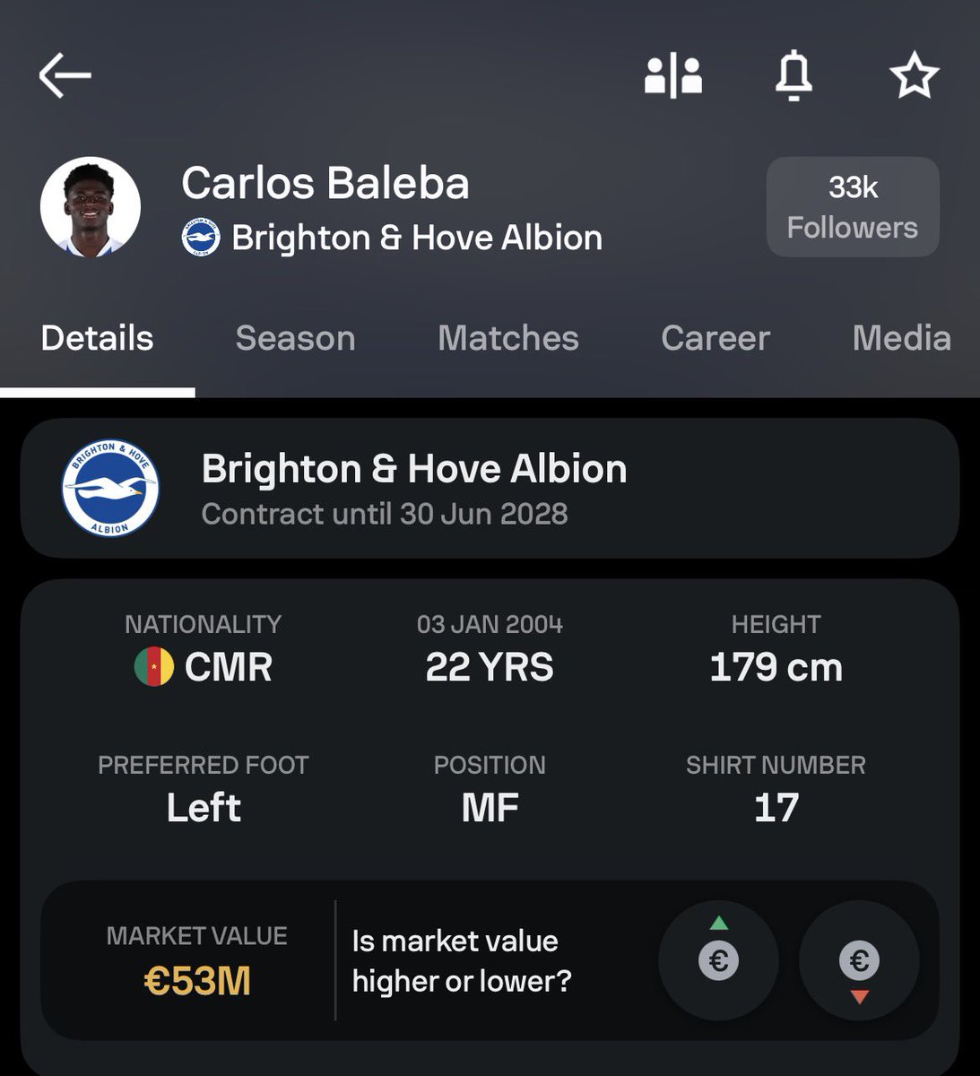 elonhatedera's tweet photo. .@FotMob @Sofascore 
UPDATE YOUR F*CKING APPS!!!!!!!!!! https://t.co/7bBj1QMwEw