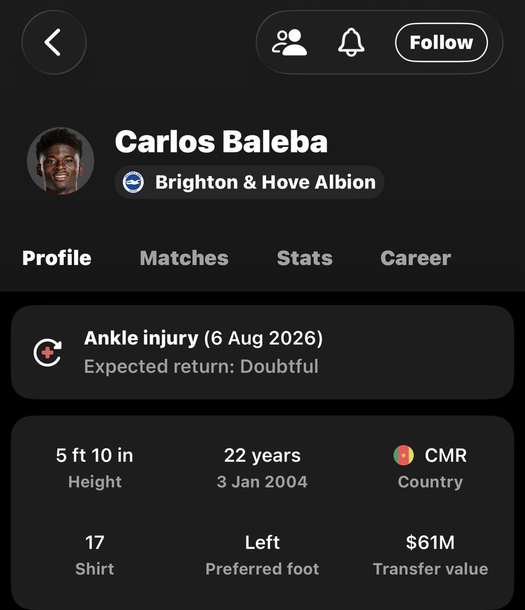 elonhatedera's tweet photo. .@FotMob @Sofascore 
UPDATE YOUR F*CKING APPS!!!!!!!!!! https://t.co/7bBj1QMwEw