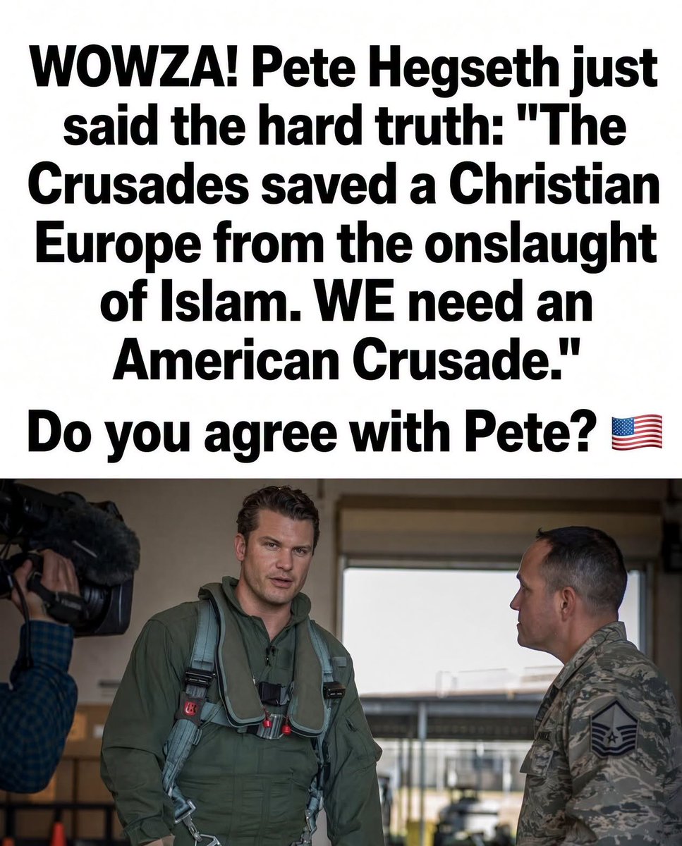 POTUSupporters's tweet photo. Do you agree with Pete Hegseth? https://t.co/33czXQ44u1