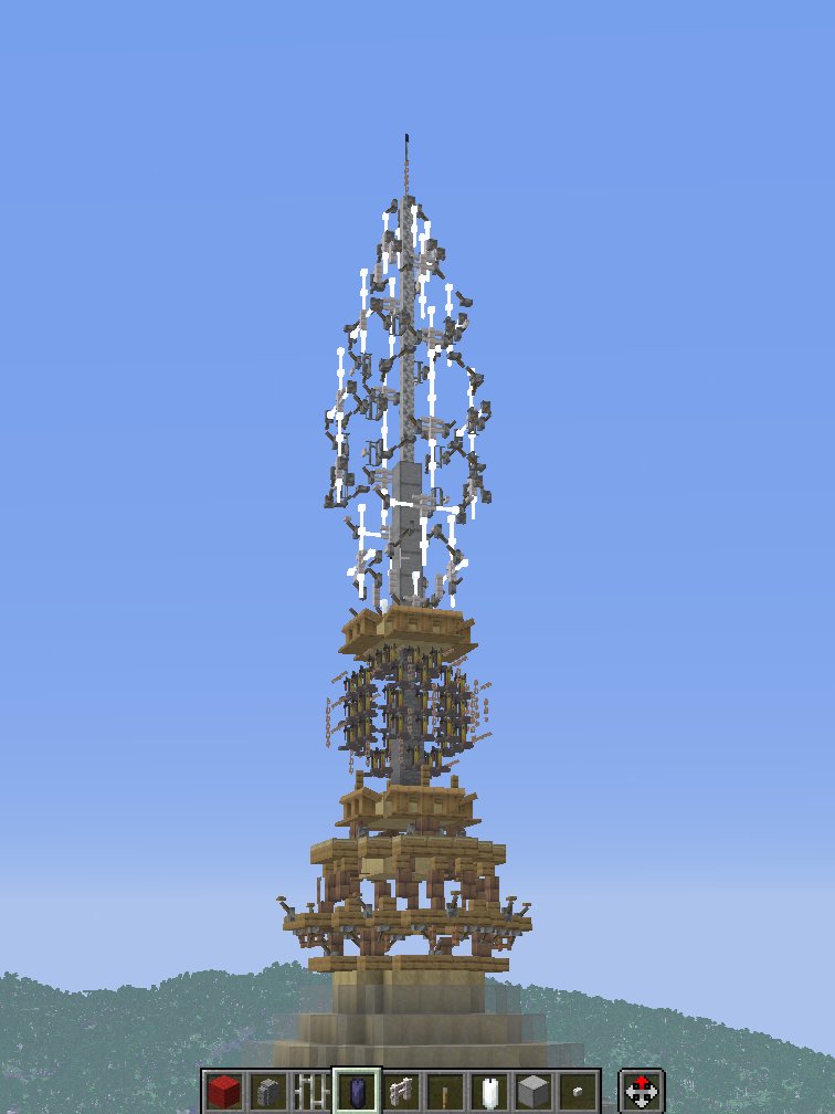 sdd56813784's tweet photo. Grand Lisboa Hotel
#minecraft建築コミュ https://t.co/WIz60wEnZq