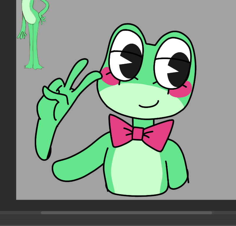 SaintMFway's tweet photo. ugly ahh frog (jk I love her) 

#digitalcircus #ribbit https://t.co/TVJ8fi1jNS