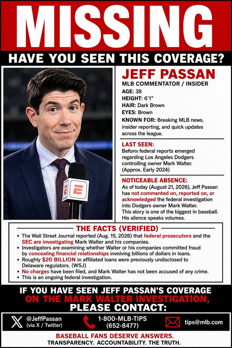 SteadyRetuns's tweet photo. I just want @JeffPassan to keep the same energy with the Dodgers coverage when the Padres had their RSN drama. https://t.co/rzntdwogTK