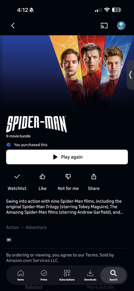 itshellobryan's tweet photo. @amazon why can’t I access the other films ? https://t.co/WI4fyB9Ebq