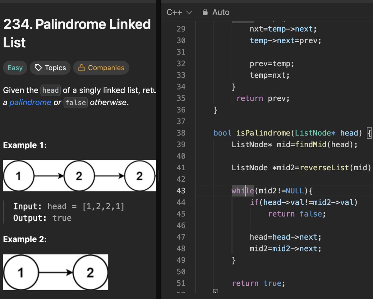 init_vinay's tweet photo. #100DaysOfCode/#100DaysOfML day 126
ML - boosting algorithms working, adaboost, gradient boosting basics
DSA-
solved-> palindrome linked list, remove elements from list, add 2 nums represented by linked lists
+ notes
(I can't understand why people hate dsa)
#LearnInPublic #DSA https://t.co/CwWWZXr5GB