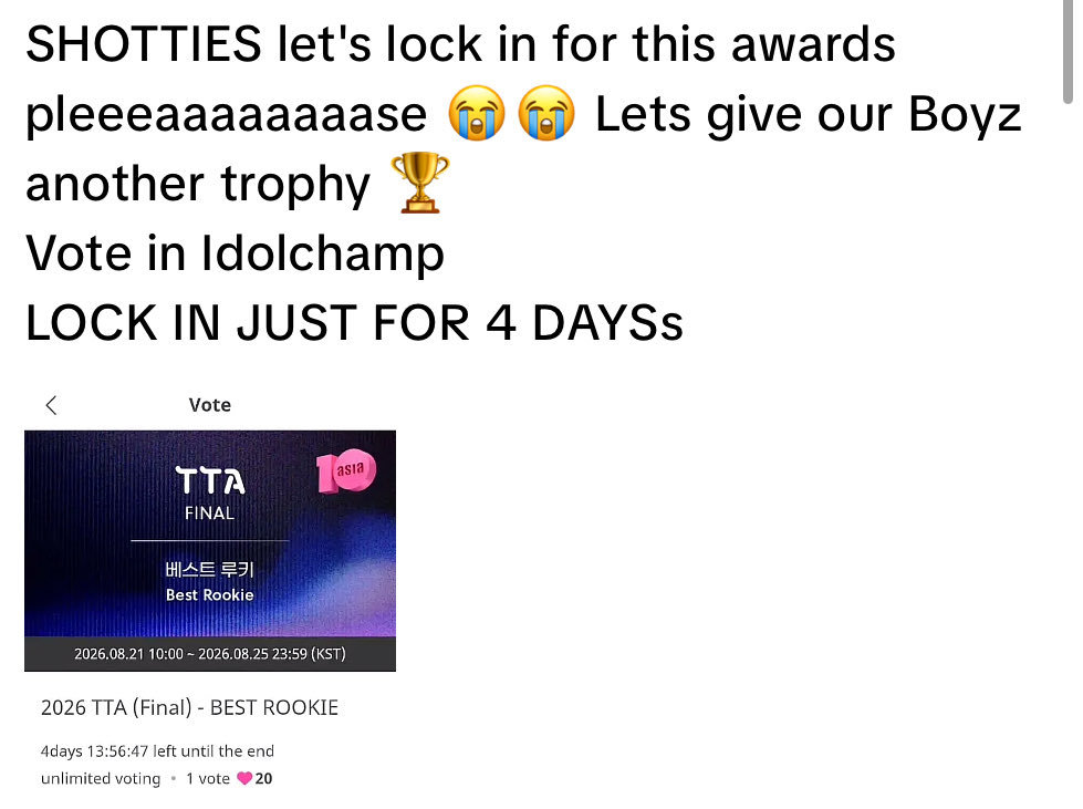 Shottiesss's tweet photo. Is there a vote going on right now??? I’m just finding out 🫢 https://t.co/USjp2eRhpA