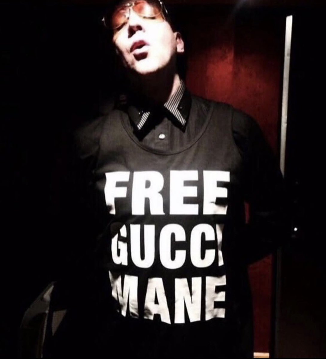 mmm4our's tweet photo. Gucci Mane and Marilyn Manson . https://t.co/zYPmn82o8C