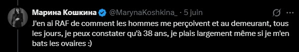 didi279820's tweet photo. En parlant d'hypocrite 🤡
Coucou la pick me @MarynaKoshkina_  🙂 https://t.co/Gb0v8XnXJN