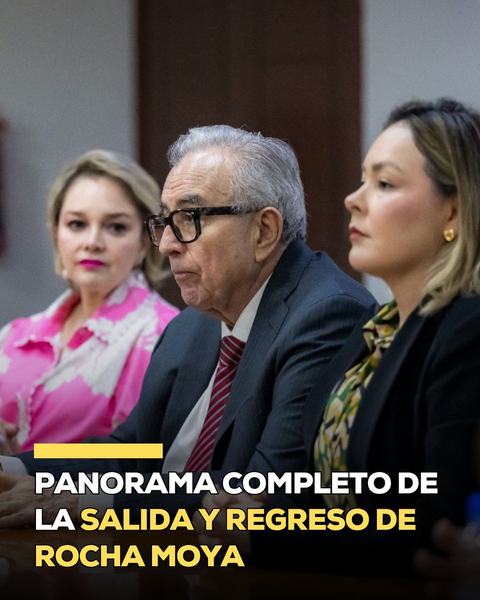 MVSNoticias's tweet photo. El gobernador con licencia de Sinaloa, Rubén Rocha Moya, retomó sus actividades este viernes después de 112 días ausente. Pero, ¿qué fue lo que sucedió desde su separación del cargo hasta el día de hoy?, aquí te lo contamos.  

El mandatario federal tomó la decisión de pedir licencia para ausentarse de sus responsabilidades después de que el gobierno estadounidense lo acusara de tener vínculos con la célula delictiva denominada “Los Chapitos”. Con lo anterior, La Fiscalía General de la República abrió una carpeta de investigación en su contra.  

A través de un comunicado, Rocha Moya aseguró que durante el plazo acudió voluntariamente a la sede de la Fiscalía General de la República en Sinaloa para comparecer al respecto. Por otro lado, indicó que el organismo autónomo no encontró elementos suficientes para comprobar una posible relación con el grupo delictivo.  

Rocha Moya aseguró que continuará con su mandato hasta su conclusión el 31 de octubre de 2027.