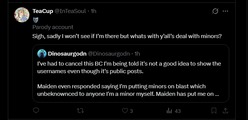 NeruScythe's tweet photo. DAWGGG YOU 21 HARRASING A RANDOM TEENAGER WTF LMAOOOAOOAOAOAOA GET A JOB MF https://t.co/jf3NFXUSnT