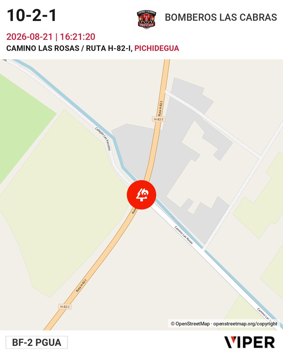 CentralUnif's tweet photo. 10-2-1 CAMINO LAS ROSAS / RUTA H-82-I BF-2 PGUA https://t.co/1Ki6WqkDKR