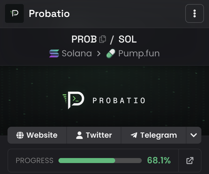 ProbatioTrade's tweet photo. Telegram has now been added onto DEX. Appreciate all the support we've been receiving!

This is only the beginning...

Soon, its bond time👀

https://t.co/BCDoyFZHXh https://t.co/COpBxXvZuN