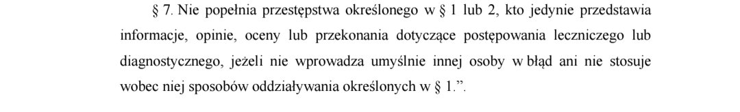 kosik_md's tweet photo. @BoguckiZbigniew Z całym szacunkiem, ale przez ten zapis ze screena ta ustawa będzie zupełnie martwa, a szarlatani nadal bezkarni https://t.co/ReTnmMKX1L