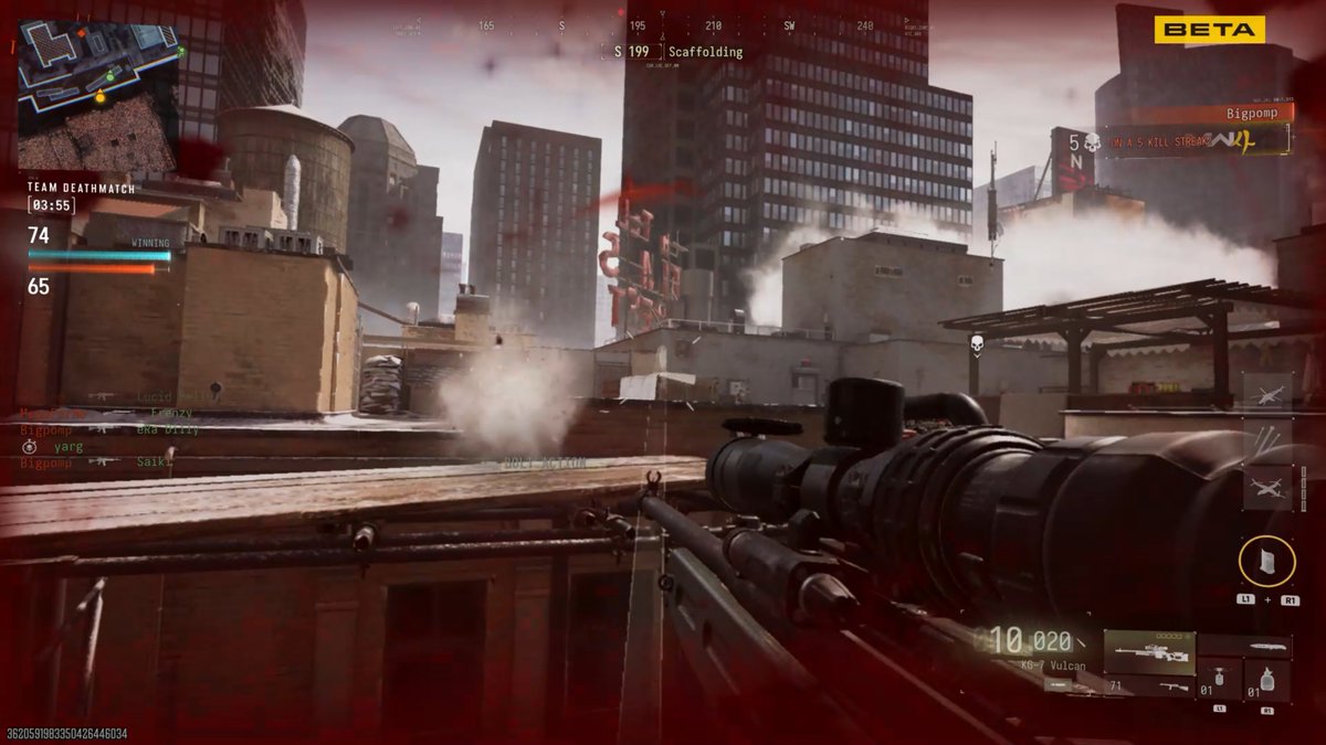 Necca's tweet photo. I JUST HITMARKERED MY FIRST SUI TRICKSHOT ON THE #MW4 BETA NOOOO https://t.co/MPtdr0dG0N