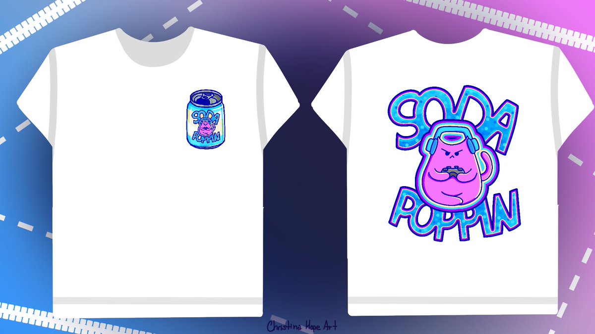 CHopeArt's tweet photo. Currently in sodapoppin's merch design contest!💕These are my works, vote if you would like to support me! 🥰All help is greatly appreciated!! https://t.co/BFcHKK8C44 https://t.co/nxPehoeWdh