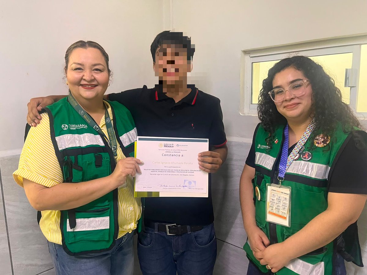 CecosamaNogales's tweet photo. Se entregan reconocimientos a consejeros de CIAD de Cananea #6 quienes participaron en los talleres de "Habilidades Sociales" y "Manejo de emociones".
#Cecosama #Ciad https://t.co/Qr8r0oENAT