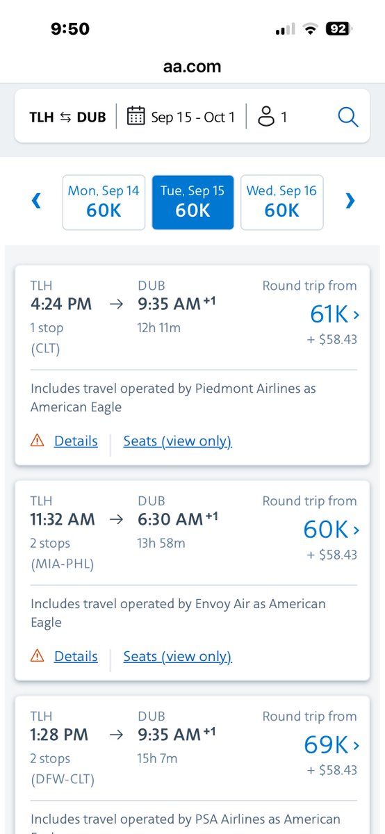 kasthomas's tweet photo. @HedgieMarkets How about $60,000 to fly to Ireland? https://t.co/ZMeYJgtg5z