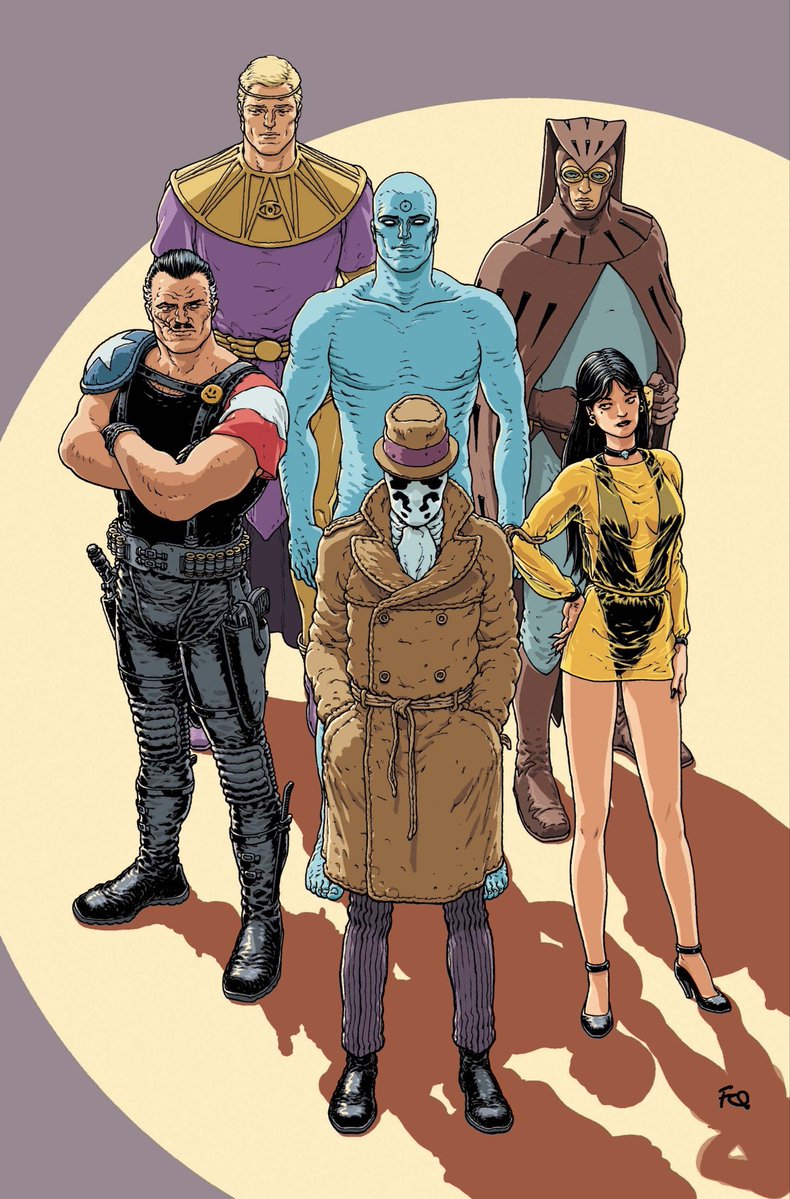CoolComicArt's tweet photo. This Frank Quitely Watchmen cover 😱👏 https://t.co/fHADFosIsy