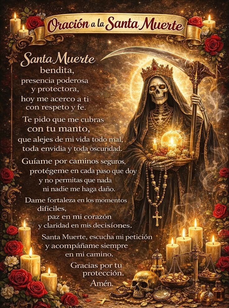 SantaMuerte098's tweet photo. Ｏｒａｃｉóｎ 
A la Santa Muerte...
#SantaMuerte https://t.co/4tH56yIhBu