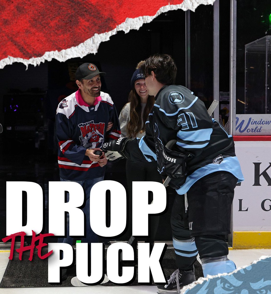 MaconMayhem's tweet photo. 🏒 Want to be the one to start the game?!

Enter for your chance to take part in the opening puck drop! 🔥

⏰ Ends Sunday at 5 PM
🎟️ Enter now: https://t.co/dzsEjCK1ez

#AllOutMayhem https://t.co/mTHVPCkUum