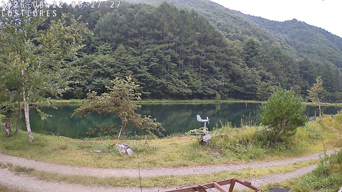 lostlures's tweet photo. 8月22日(土)05:30   天候くもり☁️   無風　気温19.2℃   水温16.6℃   水量平水　水色クリア　ポンド透明度80%  予想最高気温27℃   くもり☁️時々あめ☂️の予報です。#管理釣り場 #釣り #南会津 #福島 #Fukushima #trout #fishing https://t.co/GQF1dUM4sE