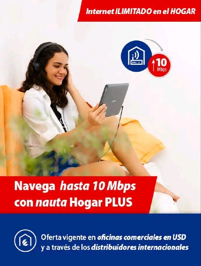 BayamoComercial's tweet photo. Con #NautaHogarPlus tu día a día se transforma:
✅ Conexión veloz
✅ Navegación estable
✅ Experiencias digitales sin límites
📲 ¡Conéctate al futuro desde casa!
#EtecsaTeAcompaña 
@ETECSAGranma https://t.co/XE2PFcI4x3