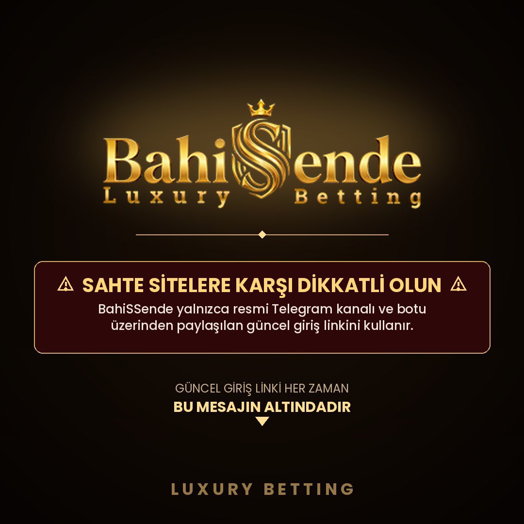 Bahissendee's tweet photo. ✨💎 BAHİSSENDE — PREMIUM GİRİŞ 💎
👑 VIP ailemize hoş geldiniz!

⚠️ SAHTE SİTELERE KARŞI DİKKATLİ OLUN!

🔒 Güvenli · ⚡ Hızlı · 💯 Resmî

👇 Güncel giriş için aşağıdaki butona dokunun.

🌟 Her zaman güncel giriş adresimiz: https://t.co/J1ErWD8GDf https://t.co/m71xiTe0EV