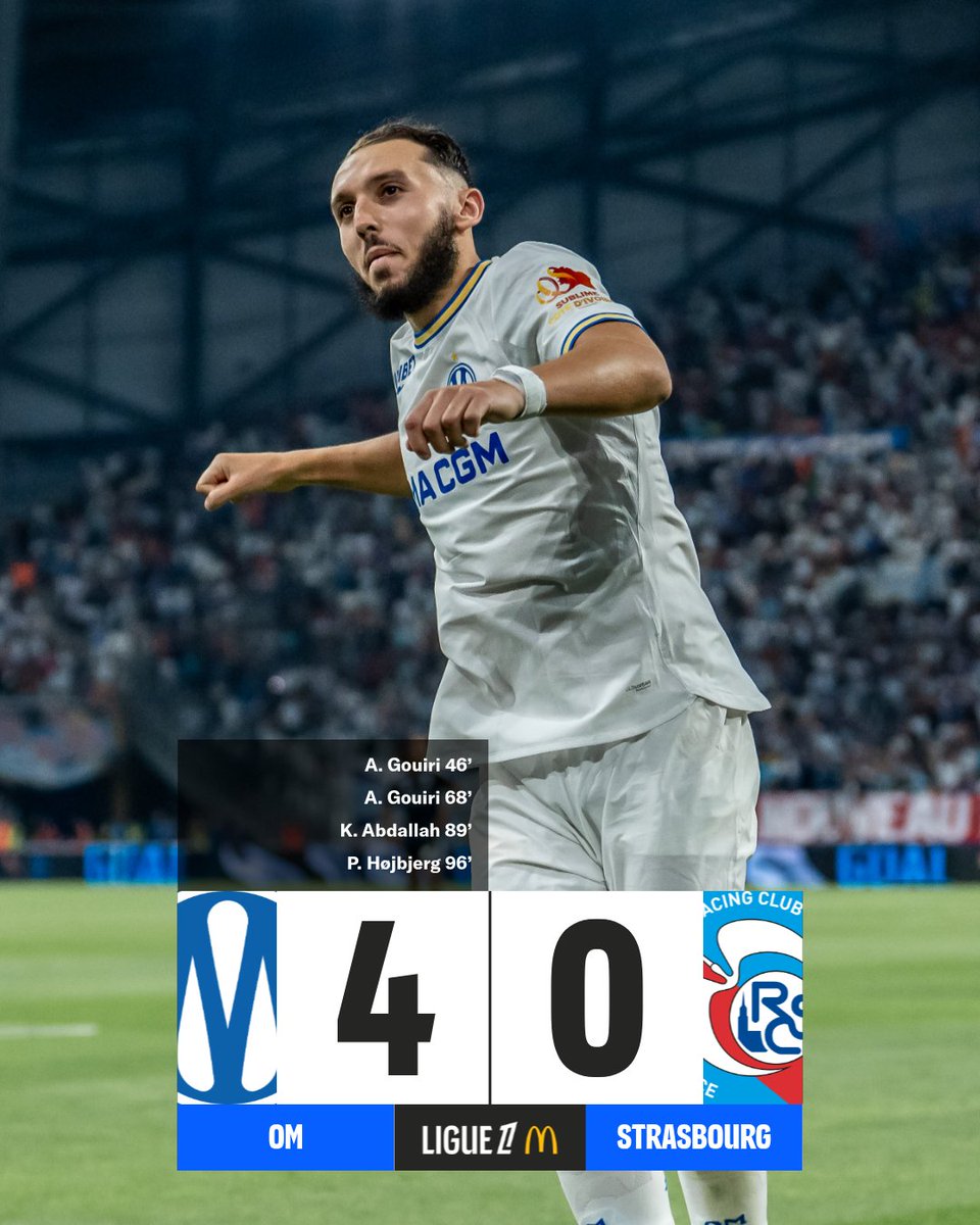 Ligue1's tweet photo. L'@OM_Officiel assure le show 🔥

#OMRCSA https://t.co/mg1WW1LDsX