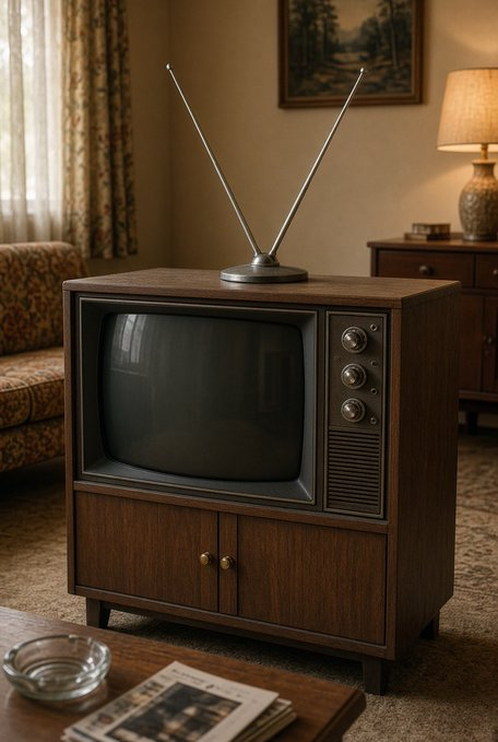 LenaJohnson_1's tweet photo. Remember when someone had to stand there holding the antenna just right… or the whole family missed the game? 😂

Who else remembers this struggle? 🤔 https://t.co/c3IbiWiA13