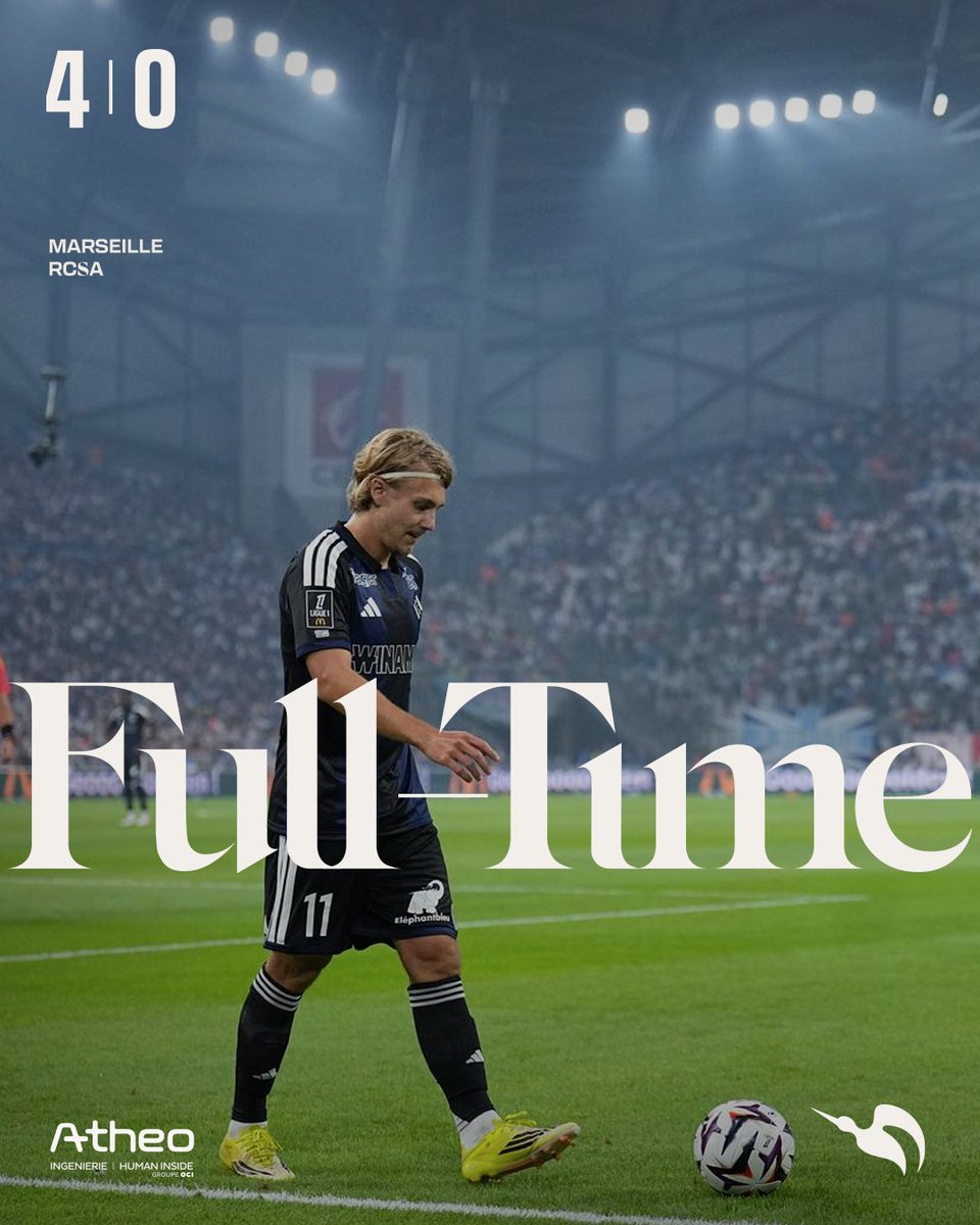 RCSA_English's tweet photo. 🔚 Full time in Marseille 🔚

#OMRCSA (4-0) https://t.co/cYihsRVGxC