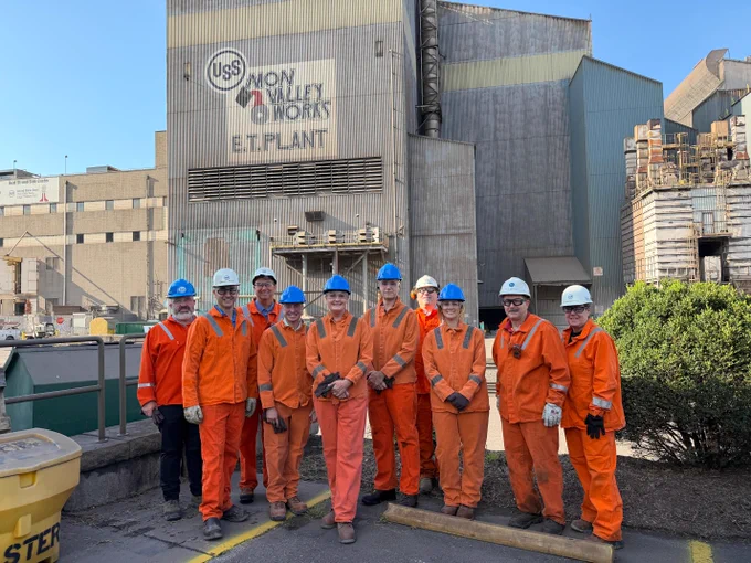 U.S. EPA Region 3 Administrator and team visit to U. S. Steel's Mon Valley Works - Edgar Thomson Plant August 19, 2026.