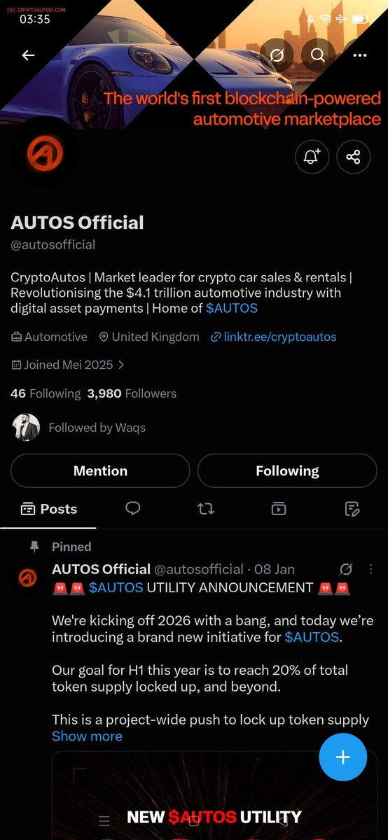 GKyoo91's tweet photo. @waqszzz @autosofficial Been digging into Autos and I like the direction. The business model is what caught my attention, especially the real use case behind it. Curious to see how the community grows from here. 

@RRaja1234569 @namidai0402 @ethba
#BullishOnAutos https://t.co/wc3sOeKMOx