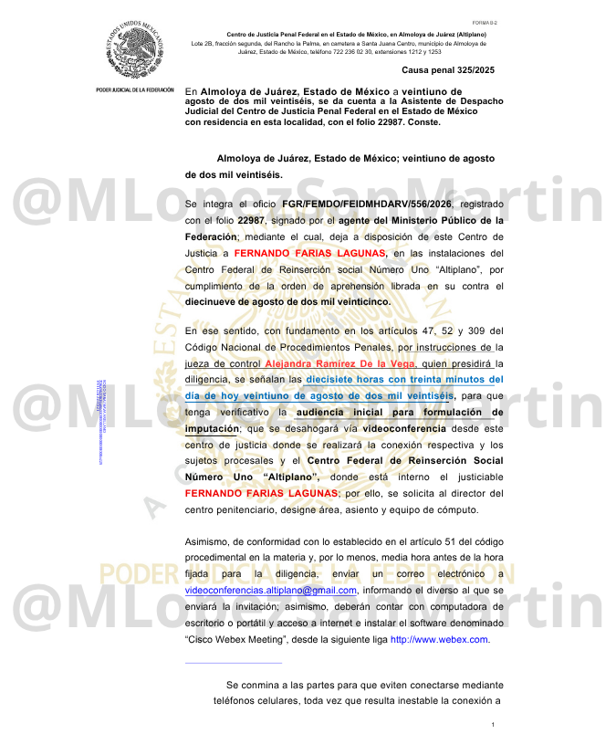 MLopezSanMartin's tweet photo. 🚨La jueza Alejandra Ramírez De la Vega llevará el caso del contralmirante, Farías Laguna

Es la misma jueza que lleva el caso del ex gobernador de BC, Ernesto Ruffo

Acomodan a sus jueces a modo en dos casos que les interesa y donde los acusados se dicen chivos expiatorios https://t.co/PLgiMGt67w