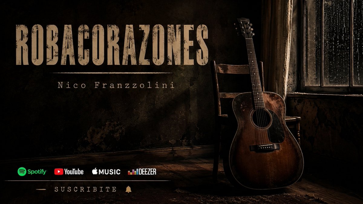 Nicofranzzolini's tweet photo. Robacorazones disponible en todas las plataformas https://t.co/KiG3Okt56P