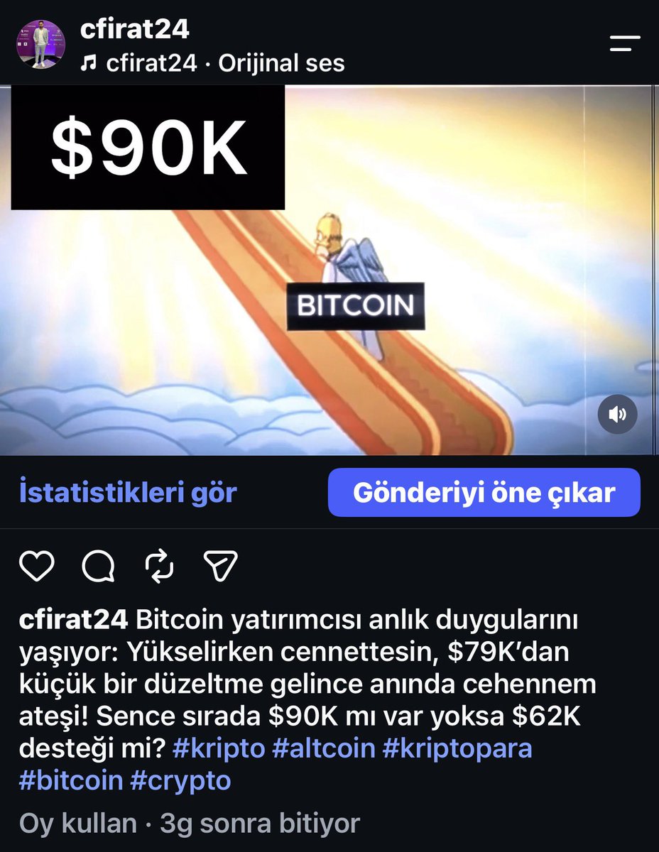 cfirat24's tweet photo. Yeni video ve yeni anket var, lütfen katılım sağlayalım 🫡😇

🔗 link : https://t.co/IY8UOWfPvY

#kripto #hype #bitcoin #altcoin #kriptopara #crypto https://t.co/etqp6S52J9