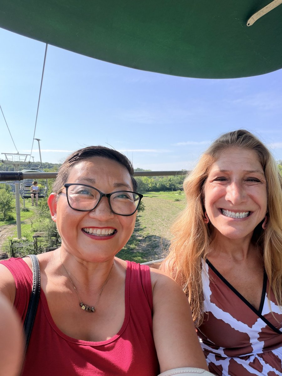 EmilyforKC's tweet photo. Legislative Zoo Day is always the best! So many new attractions at the zoo, plus plenty of places to cool off. 🦒☀️
If you haven’t been yet, please go check out the new giraffe exhibit!
And, of course, the traditional photo showing my height. 😂
#zooday #kcmo #EmilyforKC https://t.co/1RqMVESsVl