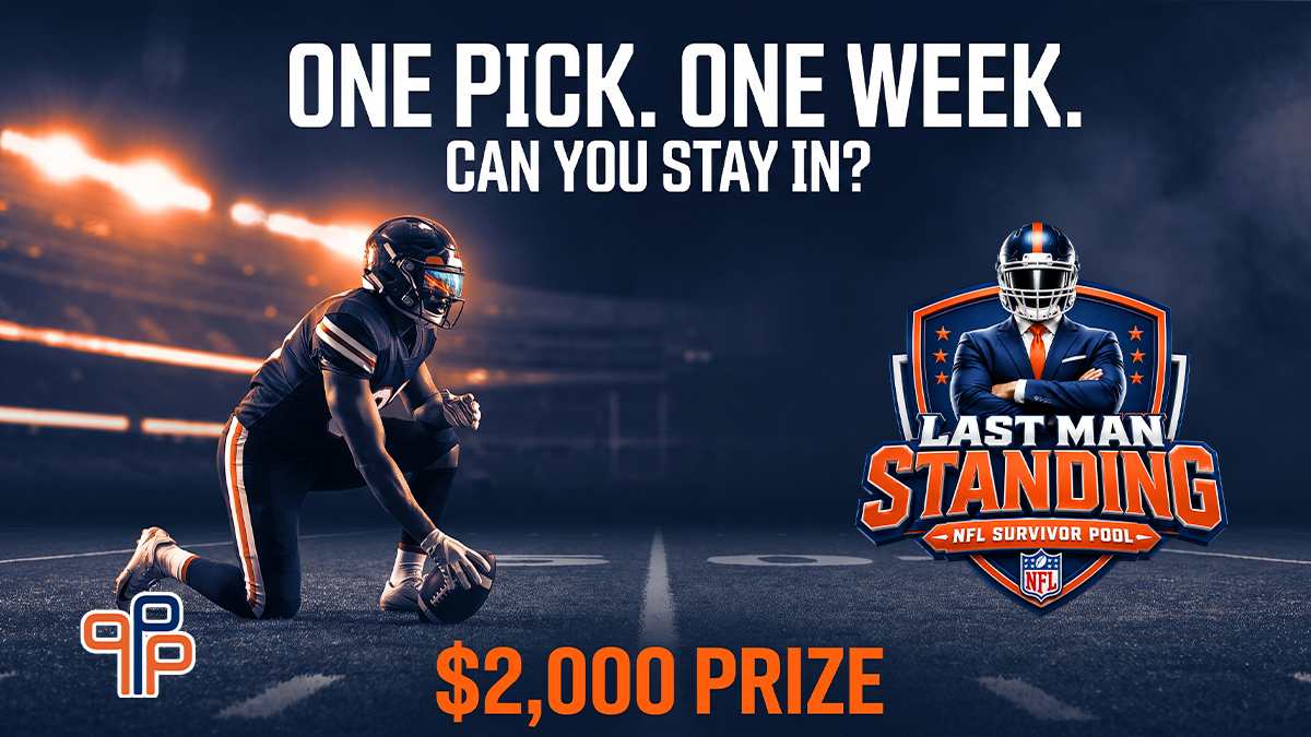 priceperplayer's tweet photo. FL season is coming. 🏈

And so is the challenge.

Pick one team every week.
Win and move on.
Lose, and you're out.

🏆 $2,000 PRIZE

Think you can be the Last Man Standing?

🔗https://t.co/G77PGIC6CY https://t.co/QpcX8yFsg1