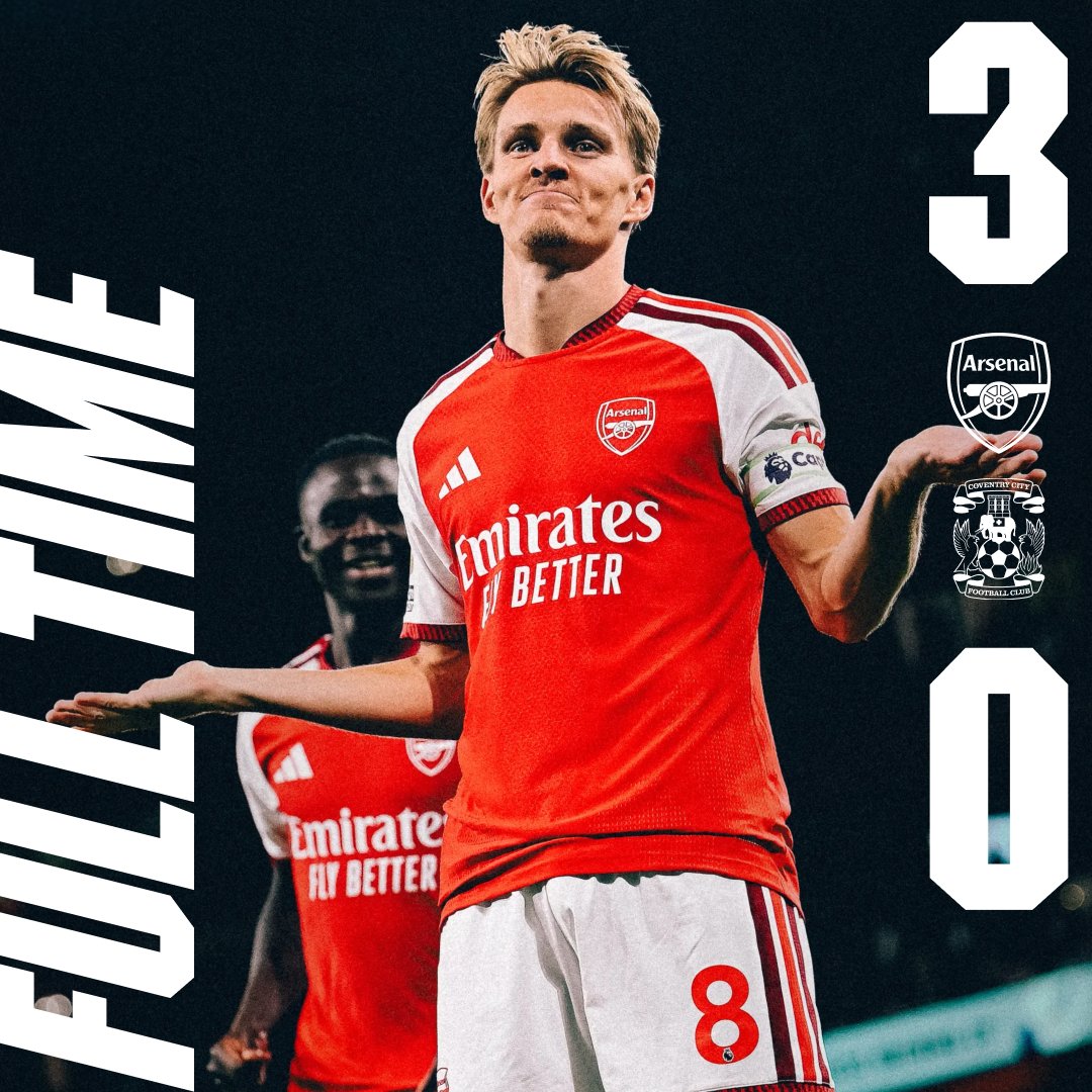 AvigorValentine's tweet photo. Full/Time at Emirates on the 🔝 #aresnalfc https://t.co/IKOAwyAmhE