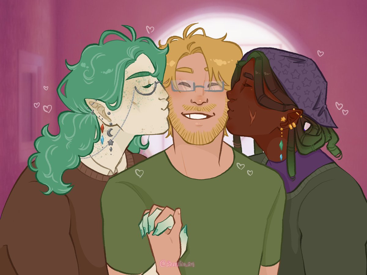 starabie_art's tweet photo. Don’t save him he’s exactly where he wants to be 

Seriously tho thank you all for the support on this and I hope you like these last two !! <33 https://t.co/rfsQBfUcIq
