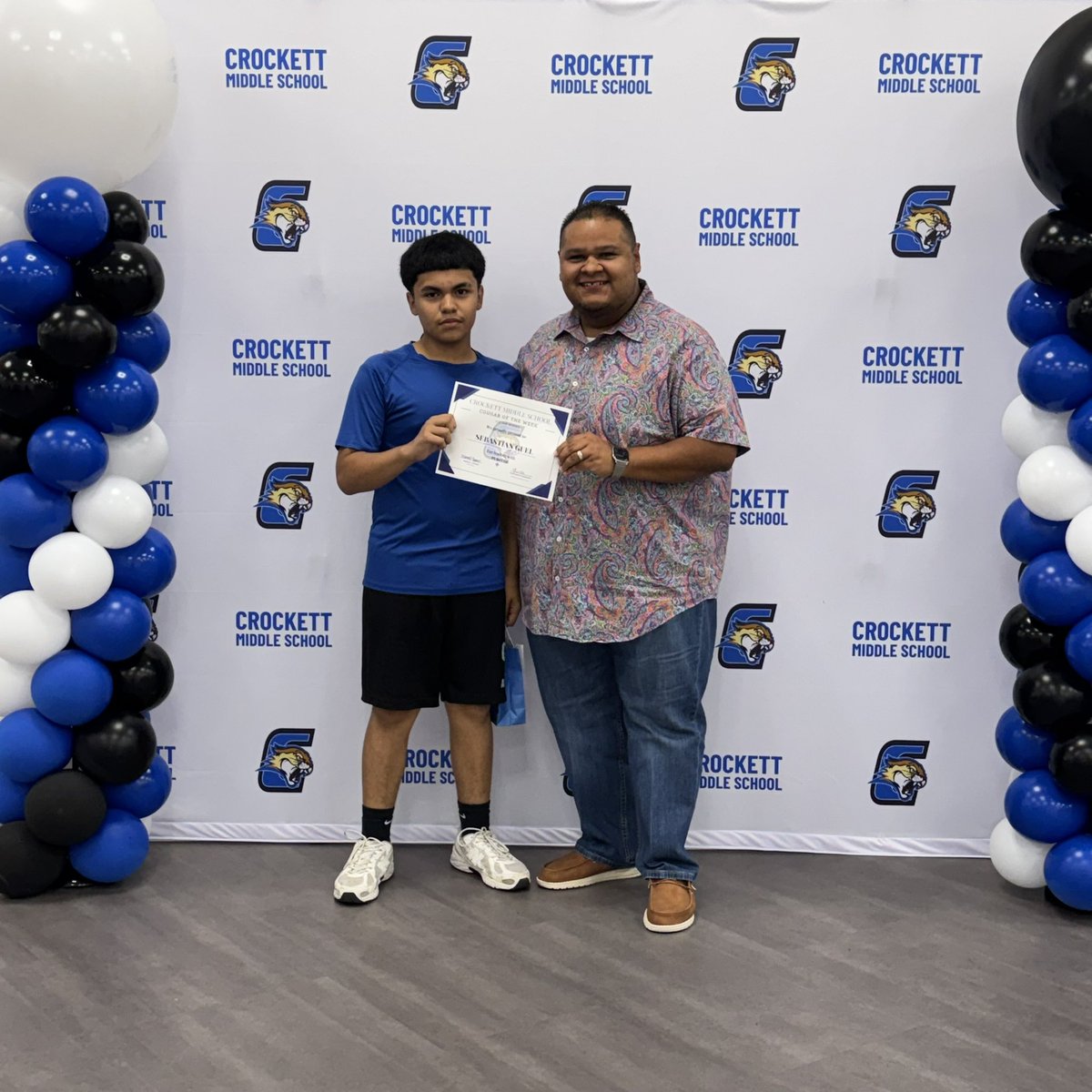 Crockett_MS's tweet photo. 🎉 Congratulations to our 6th, 7th, & 8th Grade @Crockett_MS Cougars of the Week! Leading with PURPOSE-one of our Six Pillars of Leadership. Keep up the GREAT work and keep showing your Cougar PRIDE! #LeadbyExample #WhateverItTakes #OperationB+ https://t.co/XKBJDHO3xS