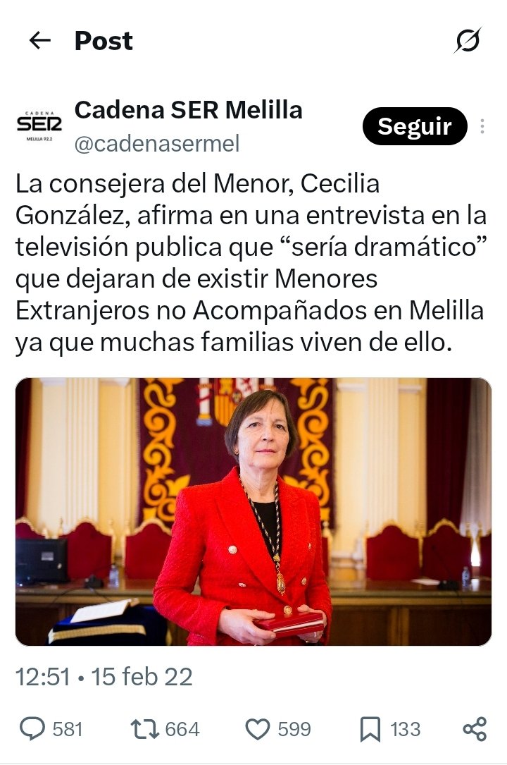 egtegain's tweet photo. Me enviaron la foto del Post por Wasap y pensé que era Falso, pero no.

Es la militante de "Coalición por Melilla", Partido de Izquierdas vinculado a Izquierda Unida.

¿Os dais cuenta que los MENAs son un Negocio para la Izquierda? por eso el Gobierno de Sánchez los Secuestra👇 https://t.co/qPh48axmMW