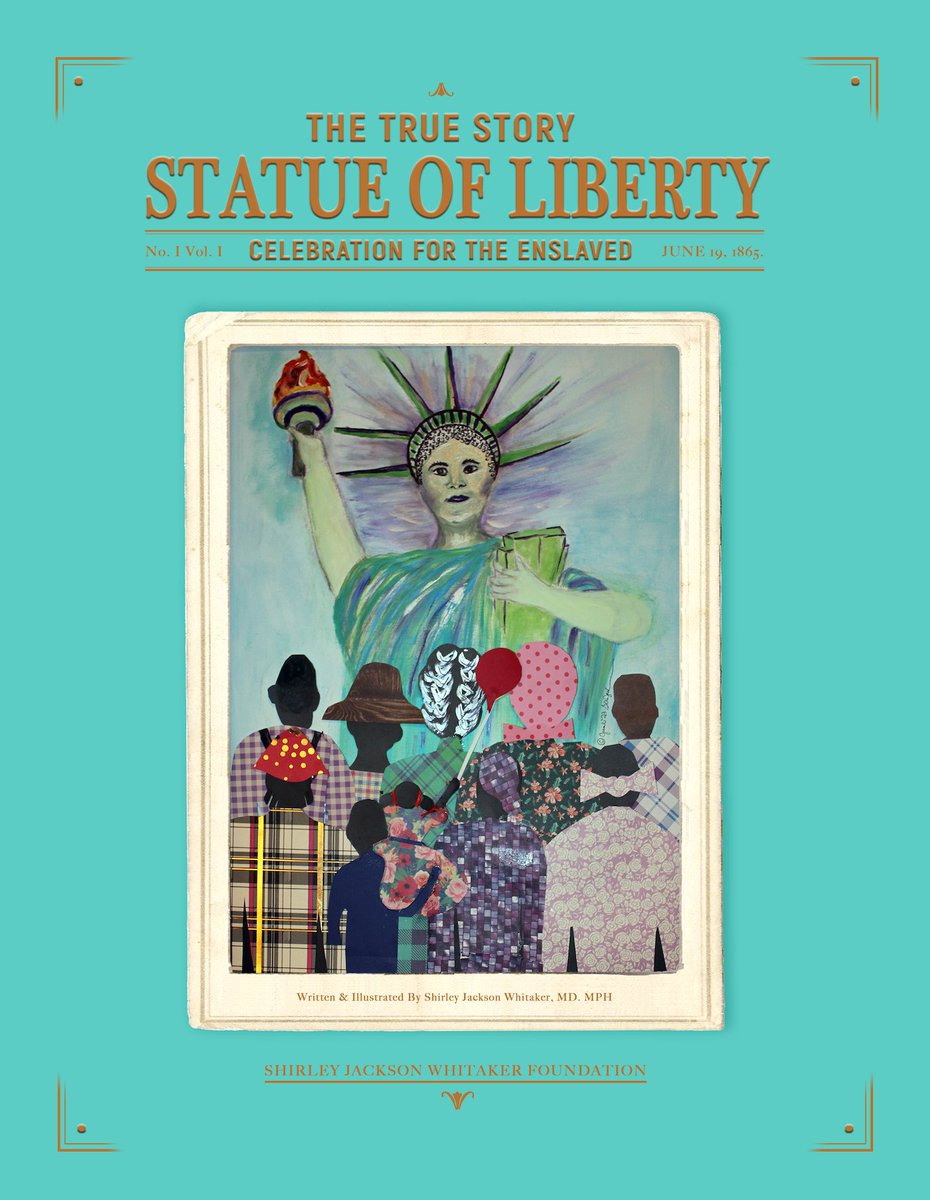 speakingmyname's tweet photo. Through narrative, poetry, and illustration, the book shares the little-known history of the Statue of Liberty as an anti-slavery monument honoring the end of American Black slavery. 

Learn more: 
https://t.co/f7EViOTQ5p

#statueofliberty #ladyliberty #books #children #TrueStory https://t.co/JDJZRwIR28