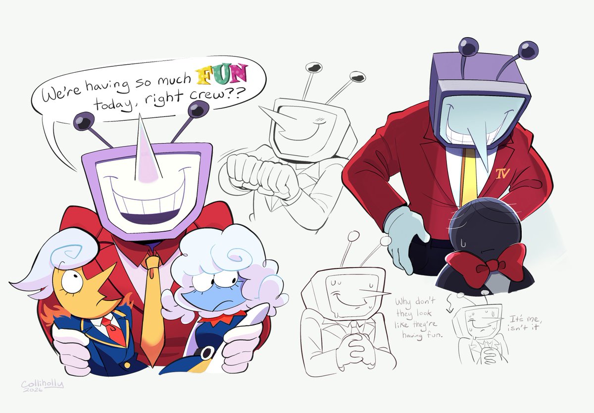 colliholly's tweet photo. Assorted flavors of Tenna
I'll never get tired of drawing this guy #deltarune https://t.co/vO48cCVON1
