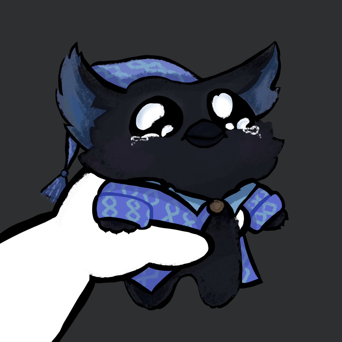 egguoo's tweet photo. drew this sleepy creature https://t.co/s3ESH1wqRE