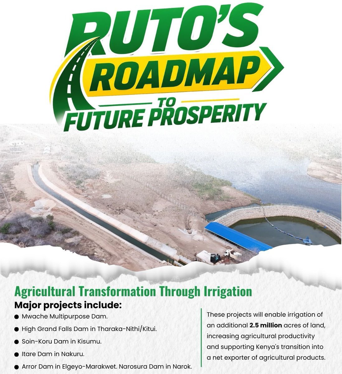 PEAIKenya's tweet photo. President William Ruto’s focus on agriculture centers on his administration’s Bottom-Up Economic Transformation Agenda (BETA), aiming to lower production costs, eliminate cartels, and boost yields in key sectors.
#BroadBasedDelivers https://t.co/dlQM6Rb9At