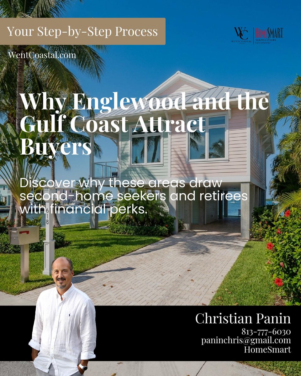 cpanin's tweet photo. Florida’s no state income tax and buyer-friendly costs make Englewood and the Gulf Coast a magnet for second-home seekers and retirees. Would tax savings influence your move? https://t.co/tUFoW7AbpJ