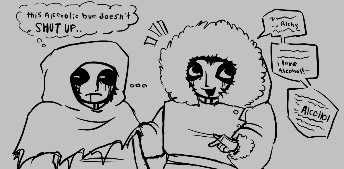 clonked's tweet photo. gluten addict vs radioactive alcoholic https://t.co/cRJbfx5iLg