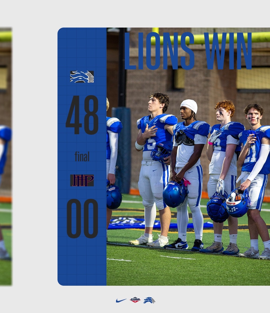 sassportsinfo's tweet photo. FINAL | Lions Win 48-0
The Lions open the season with a 48-0 win over Hilton Head Prep at home in the Lions Den.
A strong start to the 2026 season!
#GoLions #SASFootball https://t.co/7pBWK9bw5R