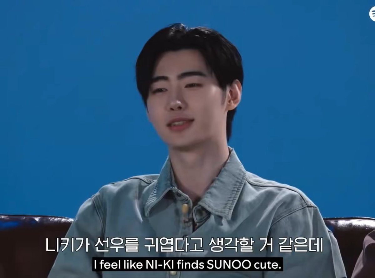 dearestjayke's tweet photo. I have been thinking about this a lot ever since it aired. Our Riki will always find Sunoo cute! 🥹🥰 https://t.co/FxMsR9U3Bn