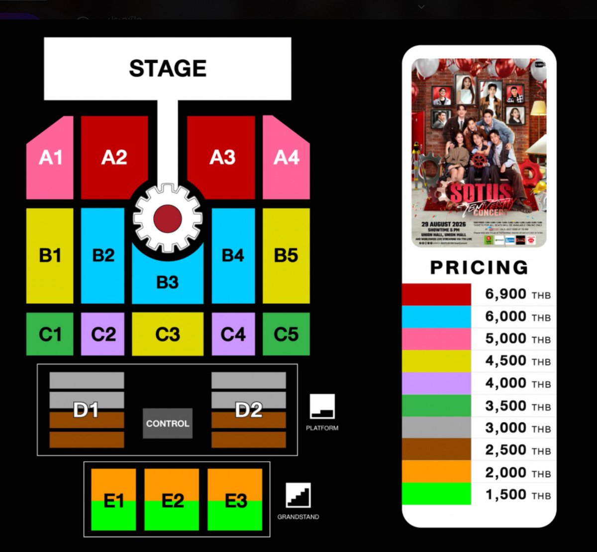 tanghululover's tweet photo. ขายบัตรคอนโซตัส วันที่ 30สิงหา 
โซนc4 ราคาทุนบวกค่าทำเนียม4150 ต่อรองราคาได้นัดรับได้แถว bts ชิดลม-สยาม ได้บัตรแข็งแล้ว 
#SOTUS10yearslater #sotus #KristSingto #คริสสิงโต #KristPerawat #SingtoPrachaya https://t.co/xZ2lxutHjd